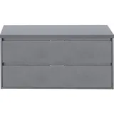 Waschtischunterschrank Sanox Porto Frontfarbe eisgrün 120 cm mit Waschtischplatt