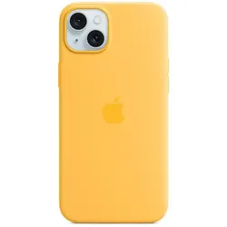 Apple iPhone 15 Plus Silikon Case mit MagSafe - Sonnenlicht