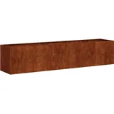 vidaXL Rostig 200 x 40 x 40 cm Braun