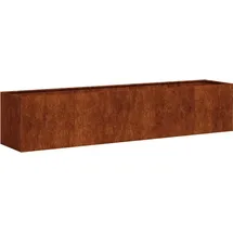 vidaXL Rostig 200 x 40 x 40 cm Braun