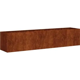 vidaXL Rostig 200 x 40 x 40 cm Braun