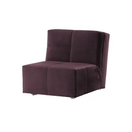 Nehl Schlafsessel Solino Velours 85 x 85 x 102 cm Lila mit Schlaffunktion