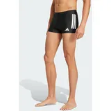 adidas 3-Streifen 2-Inch Boxer-Badehose Black / White M