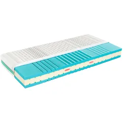 Jade 690 – Kaltschaummatratze mit 7-Zonen-Liegesystem, klimaneutral hergestellt - H3/80x200