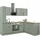 BASIC by Balculina Winkelküche Marsi L-Form 250 cm grün