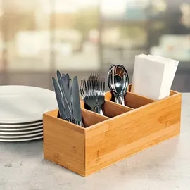 KESPER Besteckkasten Bambus 35 x 14 x 12 cm
