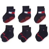 Tommy Hilfiger Unisex Socken, 6er Pack Ecom, Navy, 015 EU