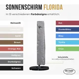 RS Trade Sonnenschirm 3m x 4m, Aluminium; UV-Schutz; inkl. Regencover