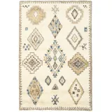 Berber Indisch Teppich - Naturweiß / Beige 120x180