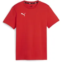 Puma teamGOAL Casuals T-Shirt Jungen 01 red/white 128