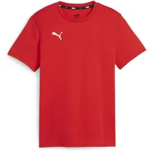 Puma teamGOAL Casuals T-Shirt Jungen 01 red/white 128
