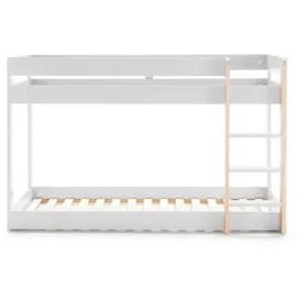 CaliCosy Etagenbett 90 x 190 cm Holz lackiert weiß