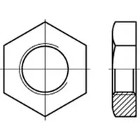 Industrial Quality Supplies DIN 431 Rohrmutter 14 H BG