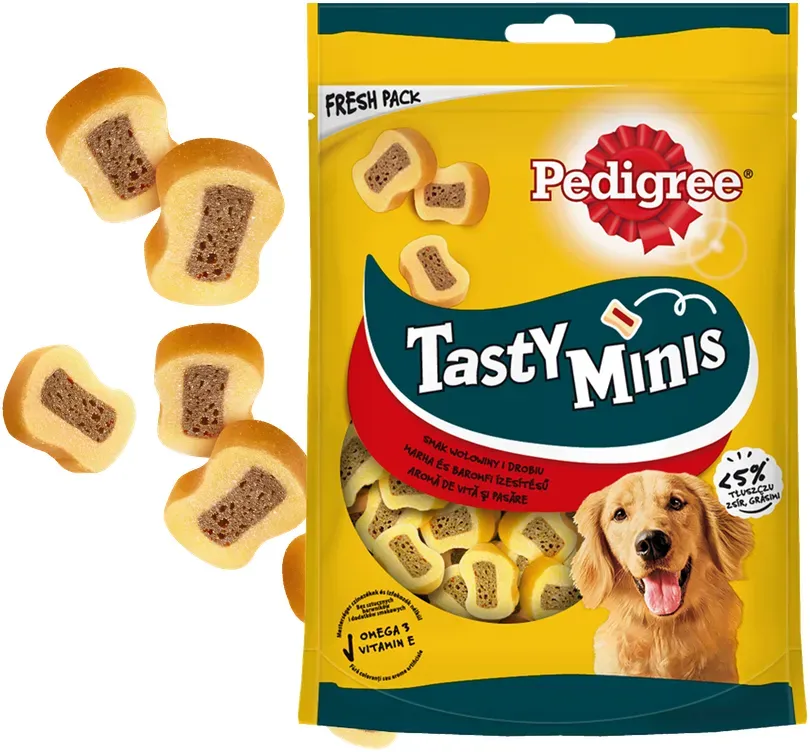 PEDIGREE Tasty Bites Chewy Slice 155g