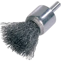 Lessmann Pinselbürste Edelstahl gewellt 12x20/120x0,3mm Lessmann