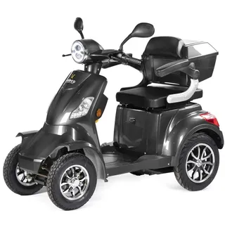 VELECO Seniorenmobil 4-Rad Elektromobil ElektroRoller 1000W FASTER (Grau)