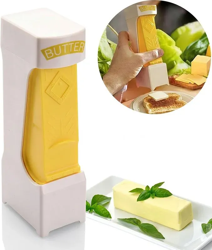 Huacan Butterdose mit Schneidmesser, Käseschneider, Käseabtropfer