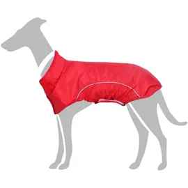 vidaXL Hunde Regenmantel Rot XXS