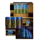 Xlmoebel Skulptur Wandteiler Regal Schrank Wasserwand Säule Wände LED 90x300 (Water Wall), Hergestellt in Europa weiß