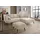 MID.YOU Hocker Colori Beige Cord 66 x 44 x 66 cm Beige