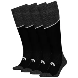 Head Ski Beginner Kniestrümpfe 2P Schwarz 39-42