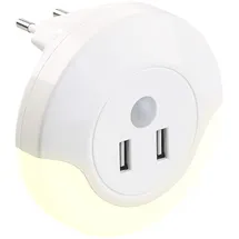 Luminea Automatik-Nachtlicht LED-Steckdosen-Nachtlicht