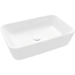 VILLEROY & BOCH Aufsatzwaschtisch Architectura rechteckig, Weiß Alpin
