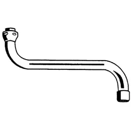 Grohe S-Auslauf Ausladung 200 mm chrom