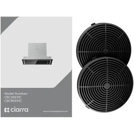 Ciarra Unterbauhaube 52 cm Schwarz
