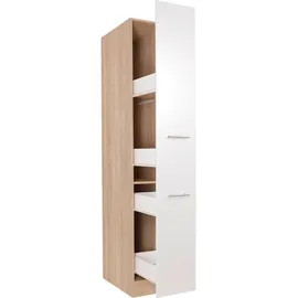 Respekta Apothekerschrank Merle 30 x 60 x 200 cm Weiß