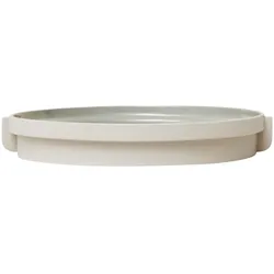 Form & Refine - Alcoa Tablett, Ø 30 cm, hellgrau