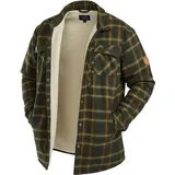 PINEWOOD Pile Overshirt Sweatshirt Dark Green/Bronze L