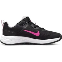 Nike Revolution 6 Sneaker, Black/Hyper PINK-PINK Foam, 31