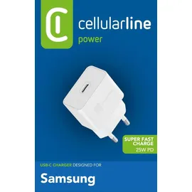 Cellular Line Cellularline USB Typ-C Super Fast Charger 25W - Samsung