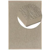DEKOWE In- & Outdoorteppich Naturino Basic S2 natur 003 Rustic", 80x150 cm