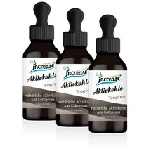 increase naturally Liposomale Aktivkohle Tropfen 3000 mg 180 ml