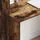 vidaXL Schreibtisch Geräucherte Eiche 102 x 50 x 124 cm Holzwerkstoff