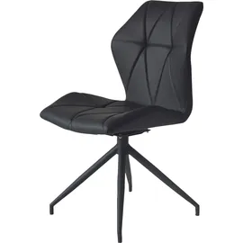 byLIVING Esszimmerstuhl IMKE Kunstleder schwarz 2er Set