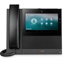 Poly CCX 700 OpenSIP - VoIP-Telefon - mit Digitalkamera mit Anrufer-ID/Anklopfen - SIP, RTCP, RTP - 24 Leitungen - schwarz