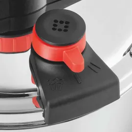 Haeger Schnellkochtopf 6 l Edelstahl Induktion kompatibel silber