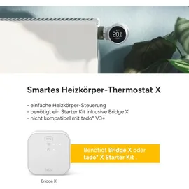tado° Smartes Heizkörperthermostat X