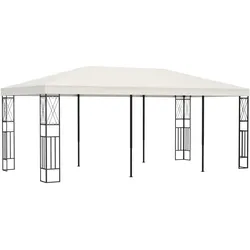 Pavillon 3×6 m Creme Stoff