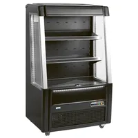 NordCap COOL-LINE Wandkühlregal (289 l, 0 mm hoch, Schwarz)