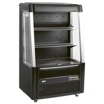 NordCap COOL-LINE Wandkühlregal (289 l, 0 mm hoch, Schwarz)