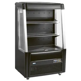 NordCap COOL-LINE Wandkühlregal (289 l, 0 mm hoch, Schwarz)