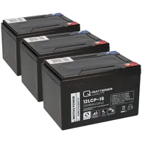 Q-Batteries Akku-Satz 36V 15Ah passend für Rolektro BT100