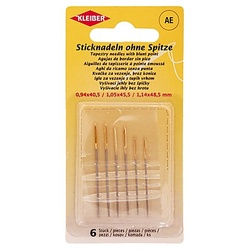 Kleiber Sticknadeln ohne Spitze, 6 Stück