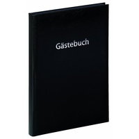 Pagna Gästebuch (Einschreibebuch, 192 Seiten), schwarz