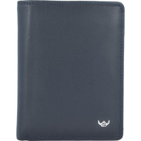 Golden Head Polo RFID Protect Billfold Coin Wallet With Snap Closure Black