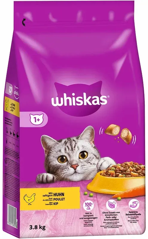 whiskas trockenfutter 3,8 kg